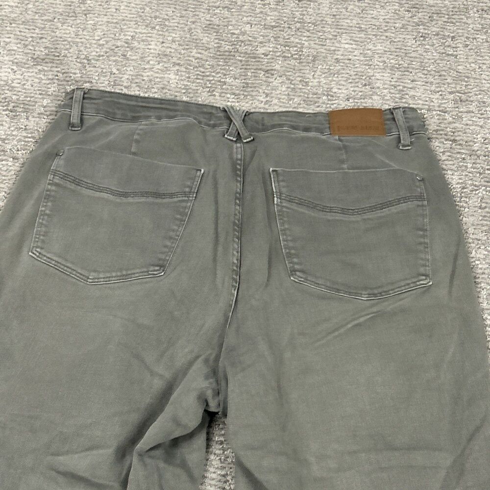 Judy Blue Wide Leg Crop Jeans Womens 18W Green Denim Garment Dyed Stretch - Picture 8 of 10